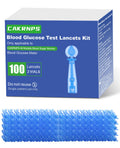 Blood Glucose Test Strips, 100 Lancets Q5039