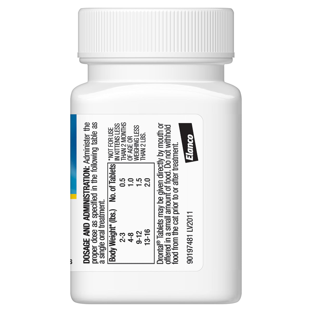 Cat and Kitten Dewormer 50 Tablets Q63335