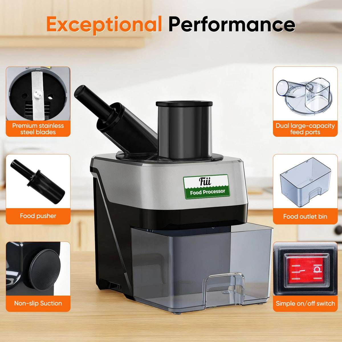 5-in-1 Electric Vegetable Chopper J2030