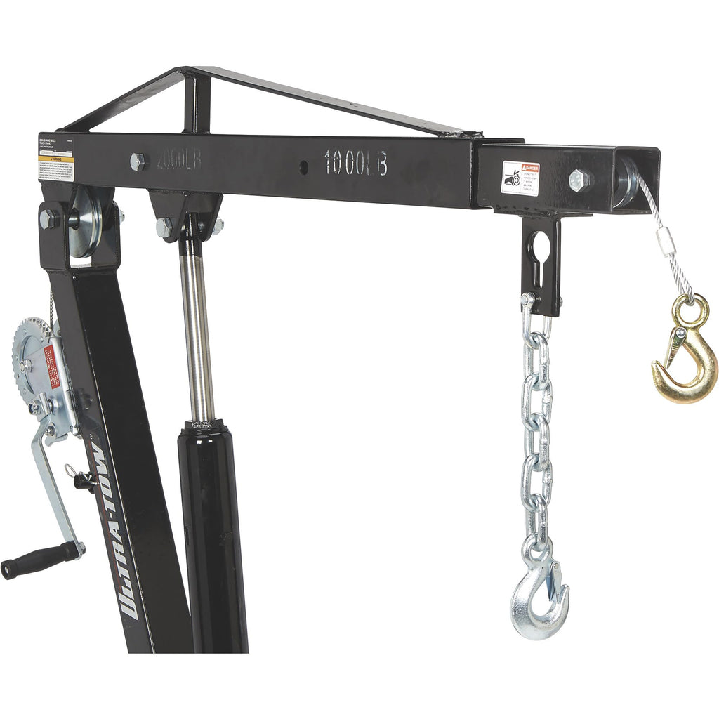 Hydraulic Pickup Truck Crane with Hand Winch 2000-Lb. Capacity U45220