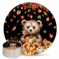 Absorbent Stone Ceramic Coaster with Cork Back, Set of 8 A807854