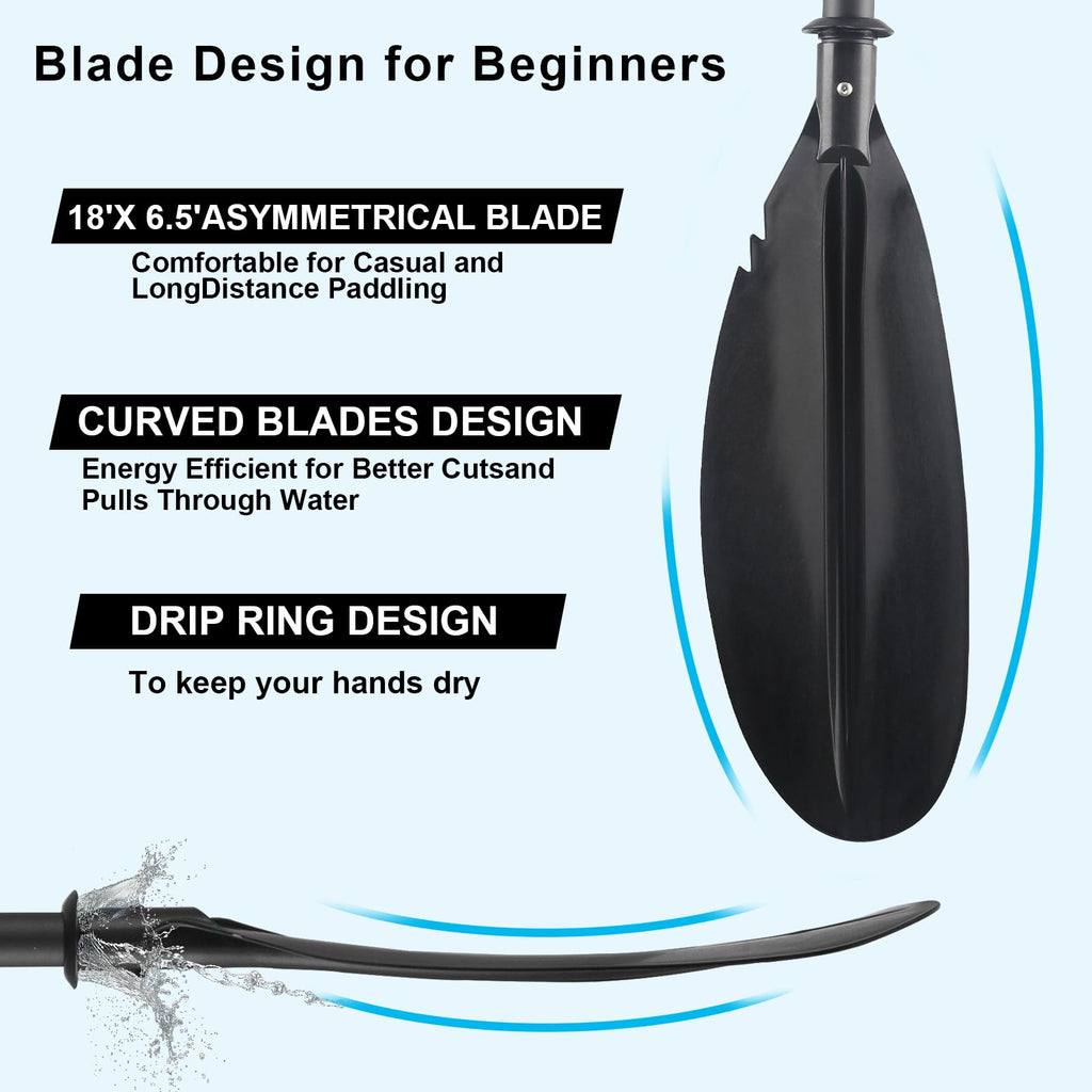 Telescoping Kayak Paddles with Paddle Leash X906
