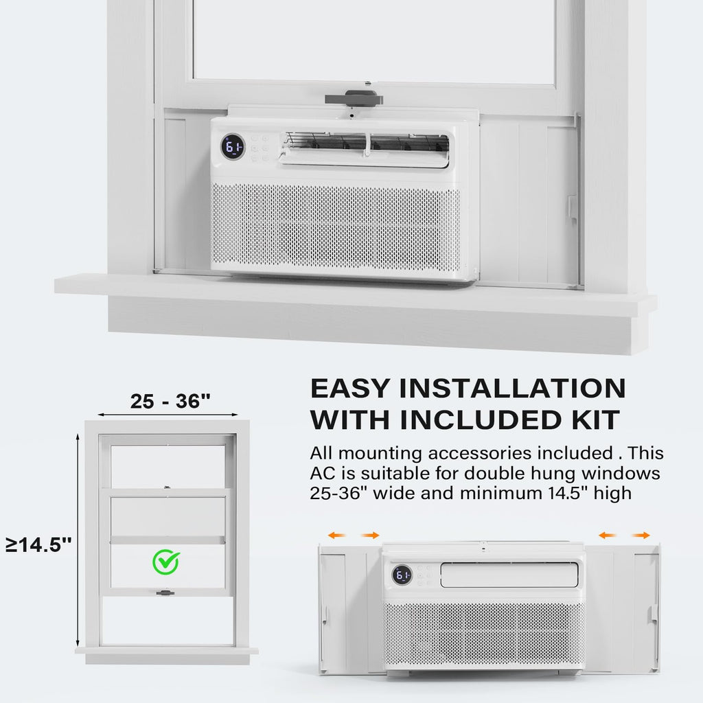 12000 BTU Inverter Window Air Conditioner with WIFI Z43698