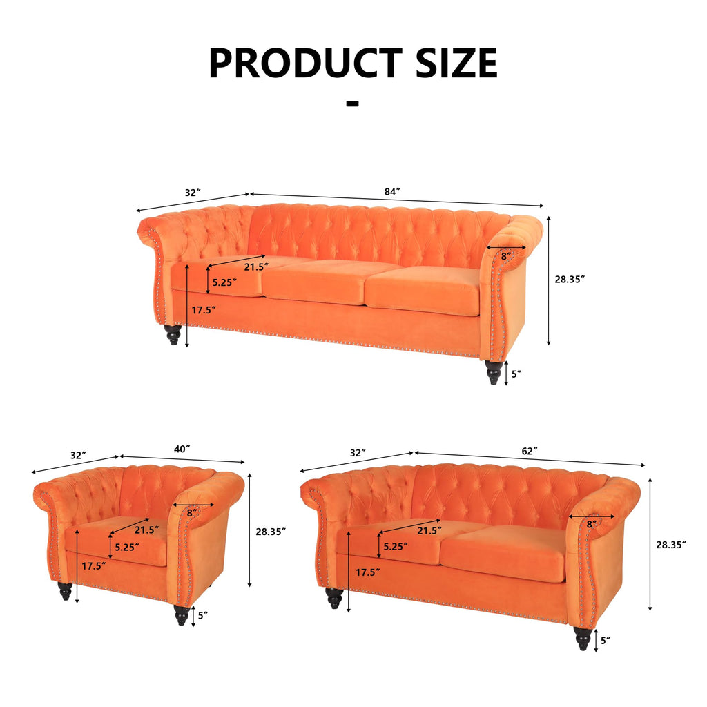 Tufted Velvet 2 Seater Sofa C584368
