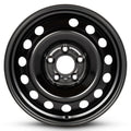 16 Inch Black Painted Steel Rim W298
