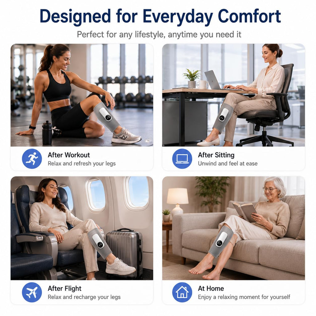 Cordless Air Massage Kneading Leg Massager I8107