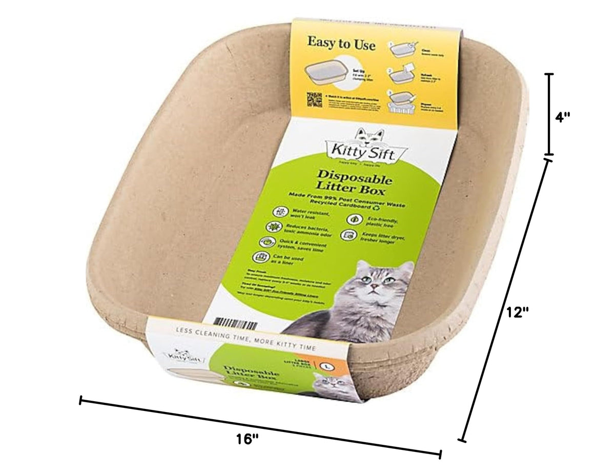 Disposable Litter Box Large 3 Pack Z346152