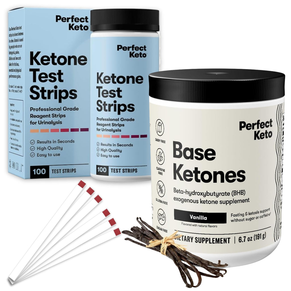 Exogenous Ketones Vanilla + Ketone Test Strips U913495