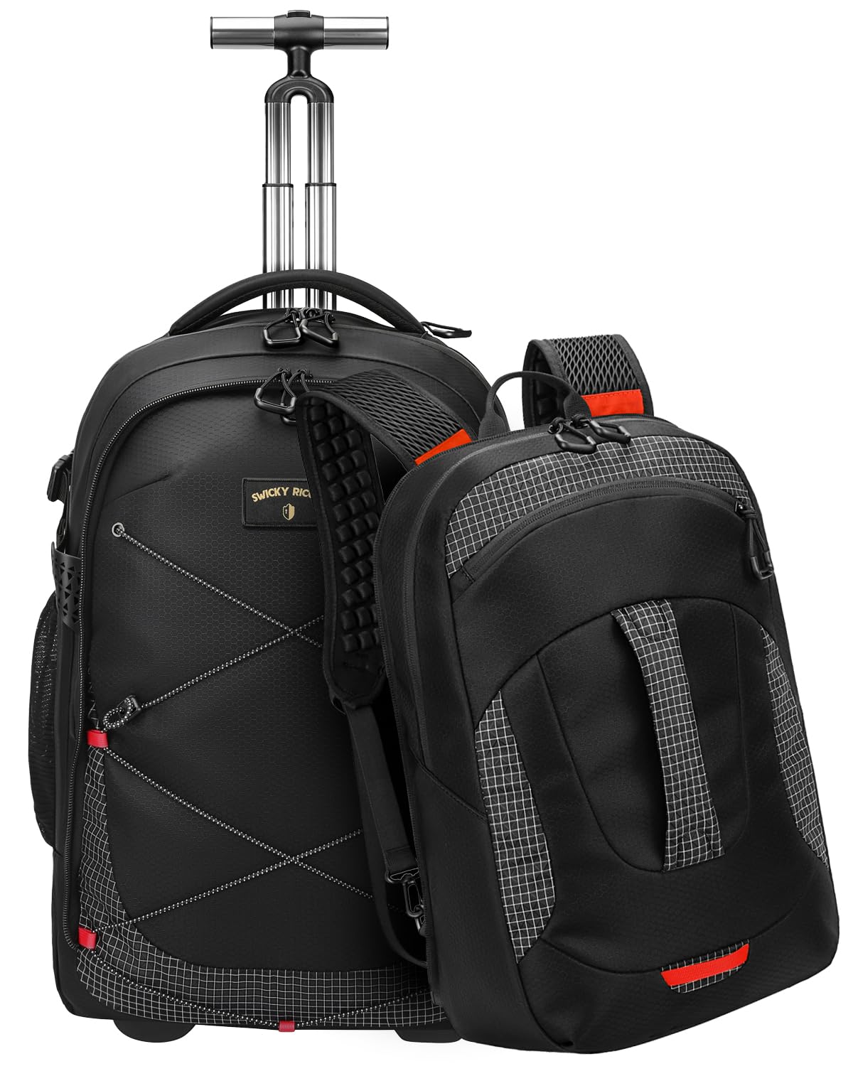 2-in-1 Detachable Backpack with Wheels Q9999