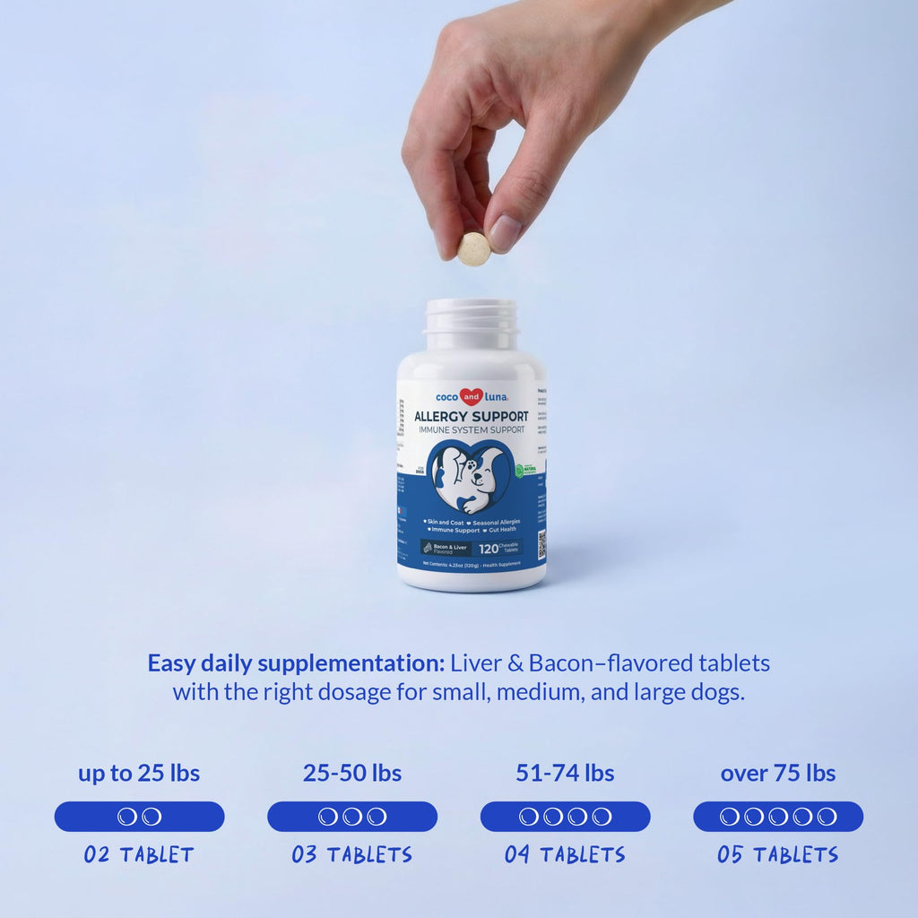 Allergy Relief for Dogs 120 Tablets L88953