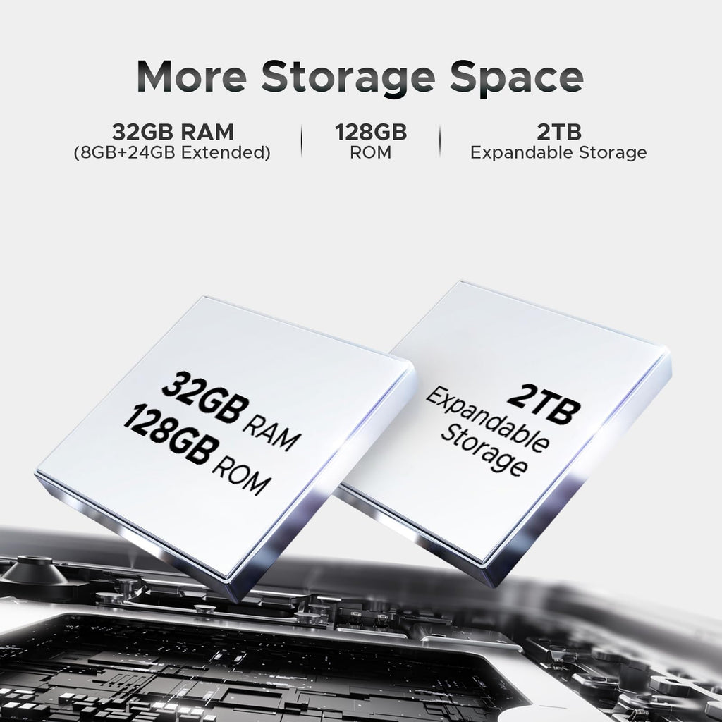 5G Unlocked Android Smartphone 32GB+128GB 6.75" 120Hz Dual SIM 6250mAh Q56100