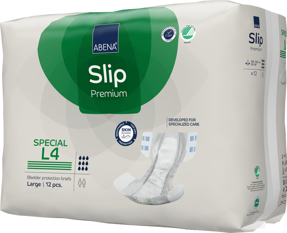 Adult Diapers, Heavy Absorbency, Large, 12 Count E282299