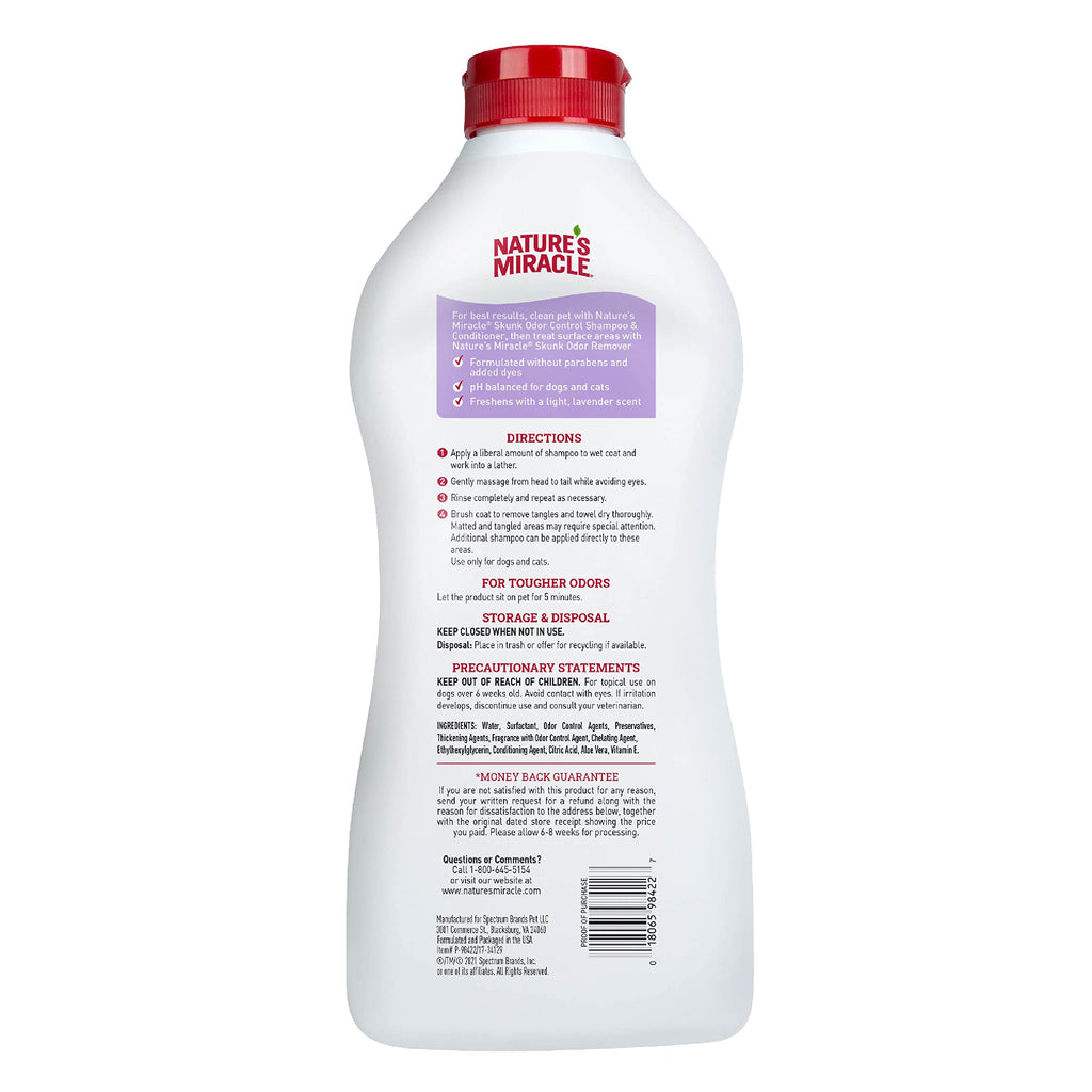 Skunk Odor Control Shampoo & Conditioner, 32 oz H331