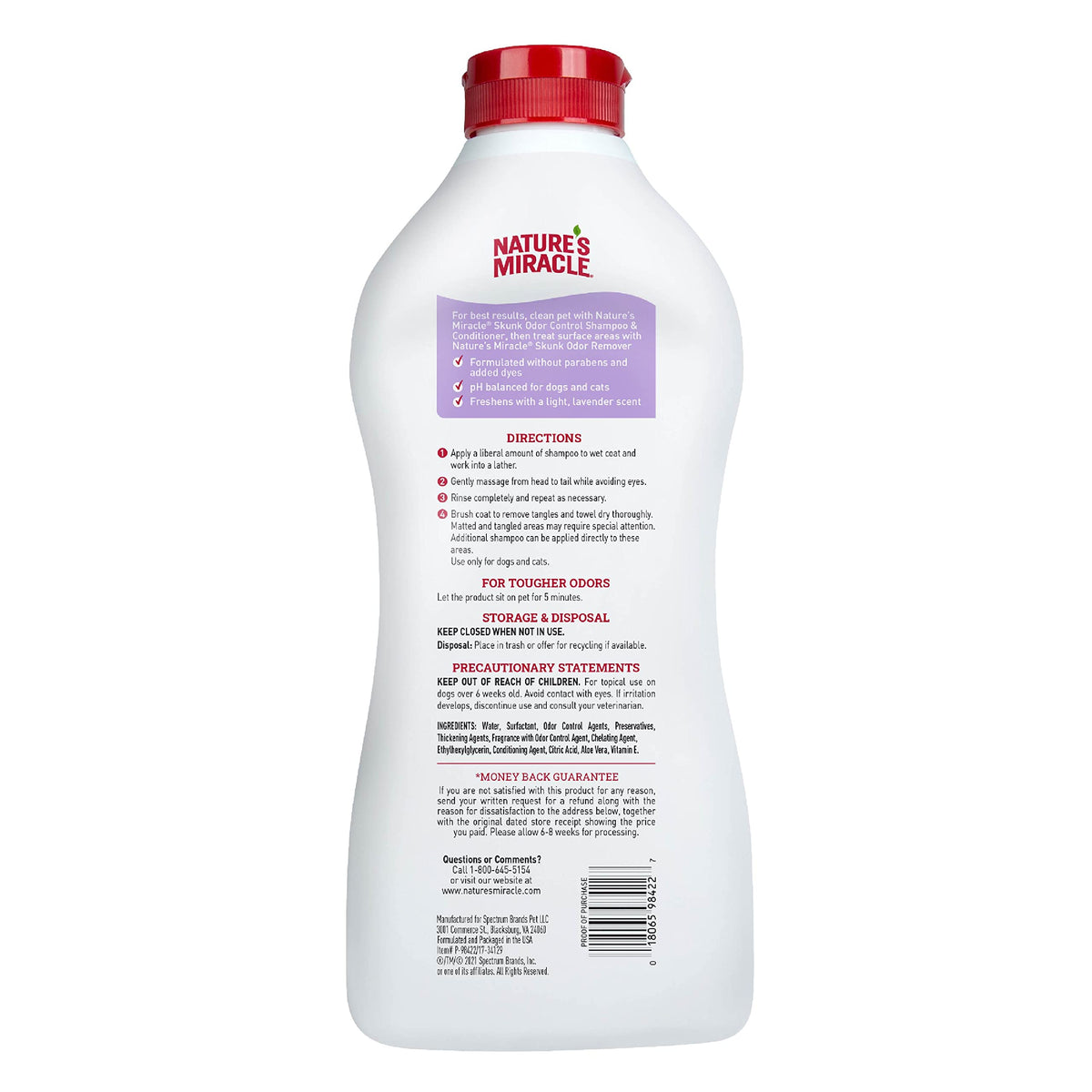 Skunk Odor Control Shampoo & Conditioner, 32 oz H331