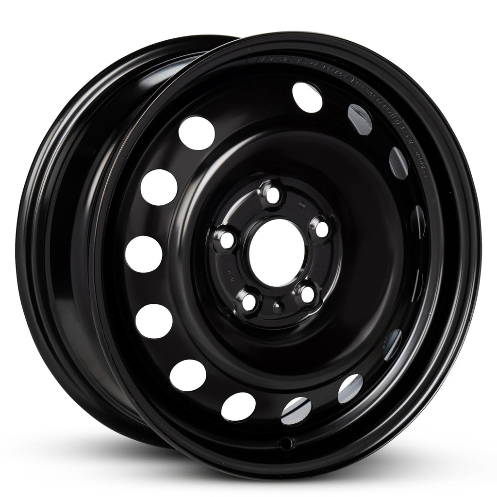 16 Inch Black Painted Steel Rim W298