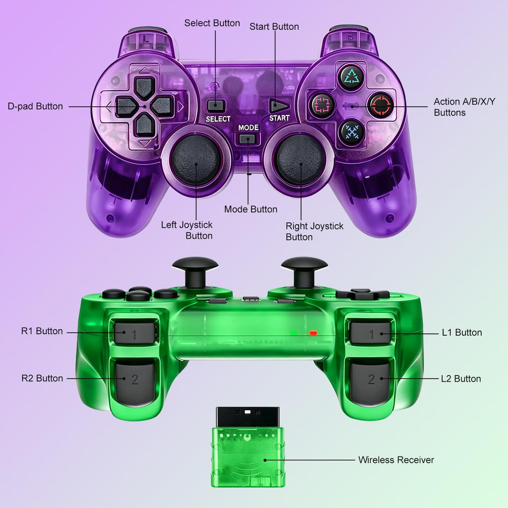 2 Packs Wireless Controller U582
