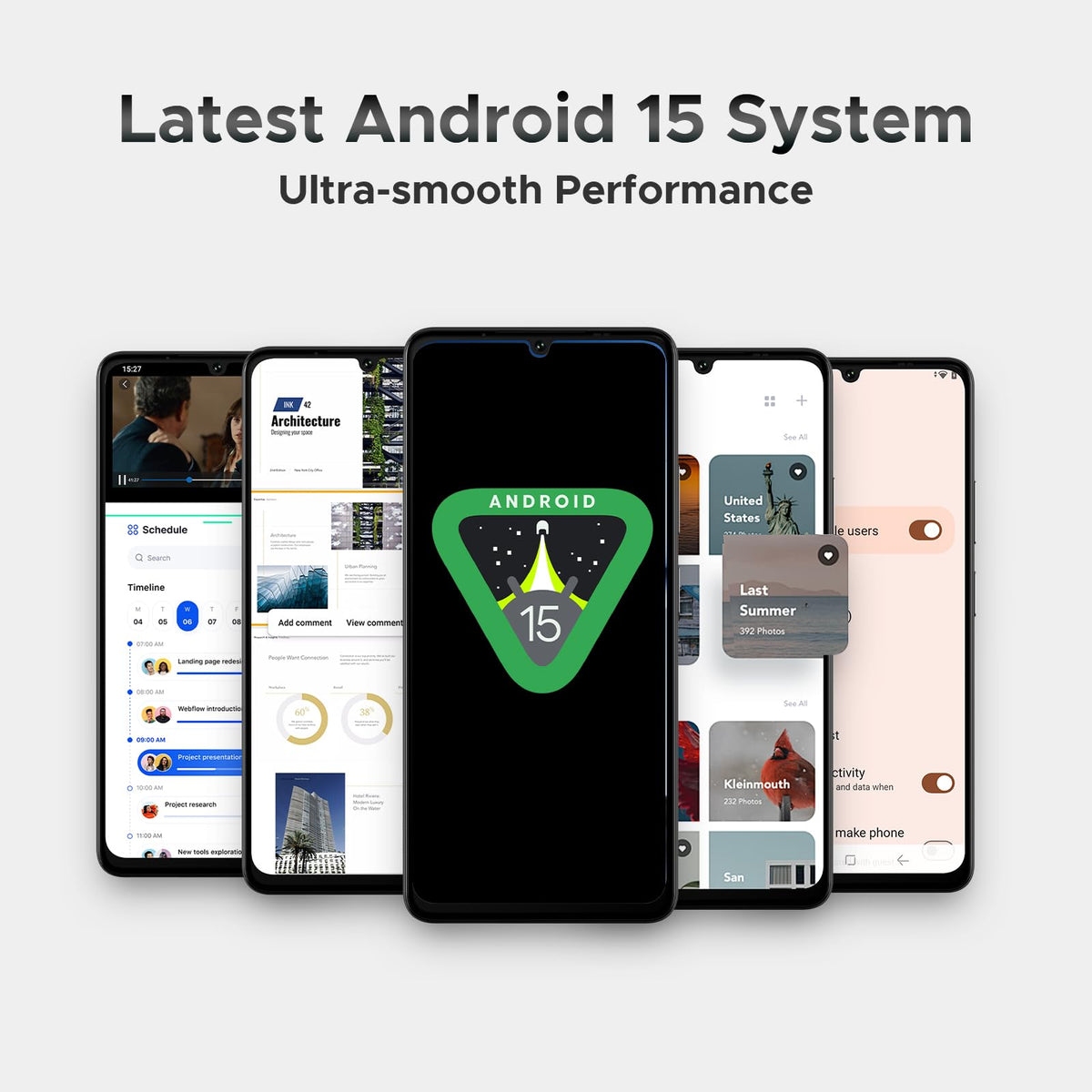 5G Unlocked Android Smartphone 32GB+128GB 6.75" 120Hz Dual SIM 6250mAh Q56100