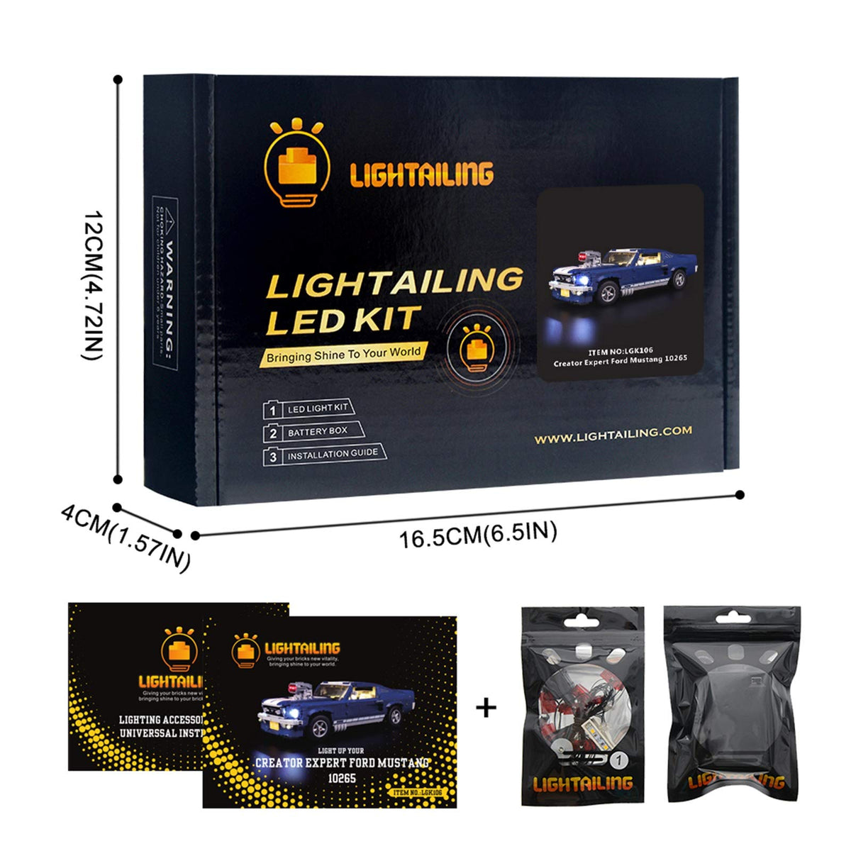LED Light Kit for Building Blocks Model O968789