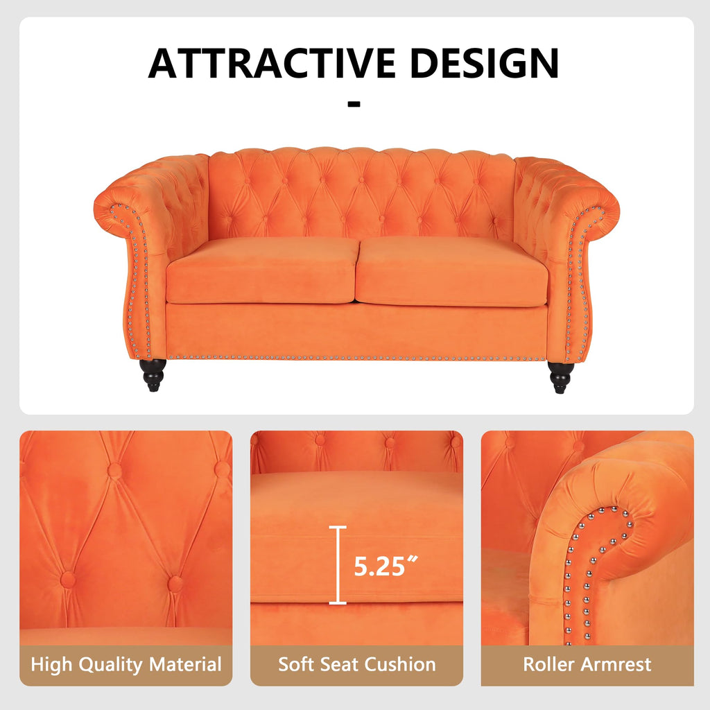 Tufted Velvet 2 Seater Sofa C584368