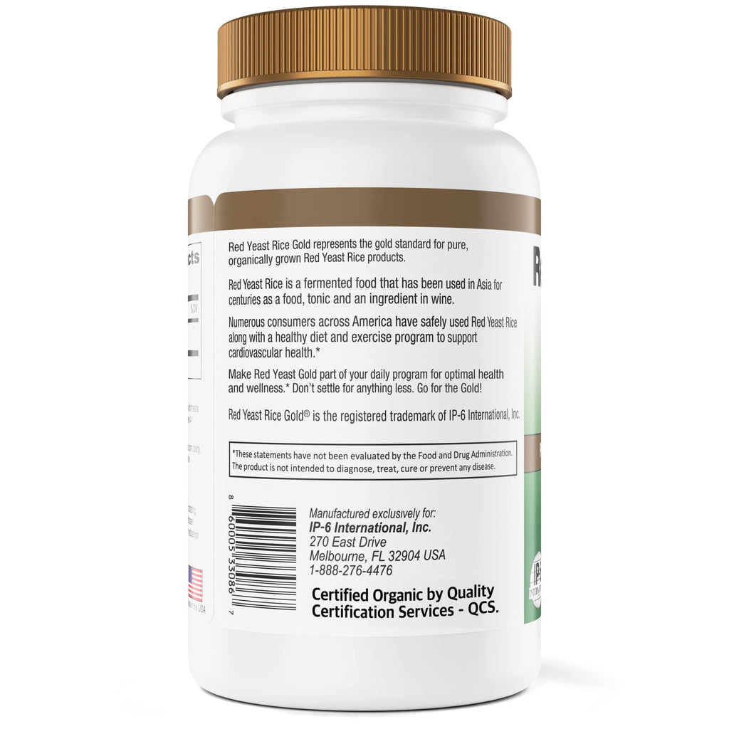 Red Yeast Rice 1200 mg 120 Capsules L7973