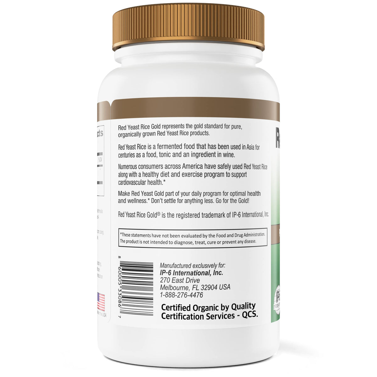 Red Yeast Rice 1200 mg 120 Capsules L7973