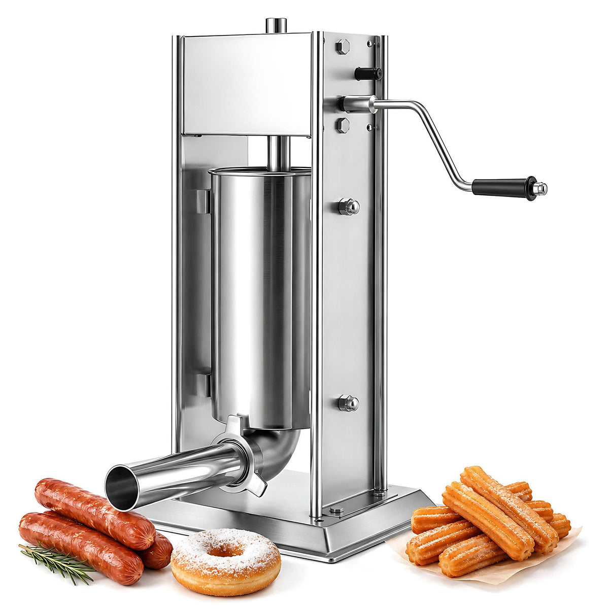 3L/5L/7L Sausage Stuffer & Churro Maker 304 Stainless Steel O880