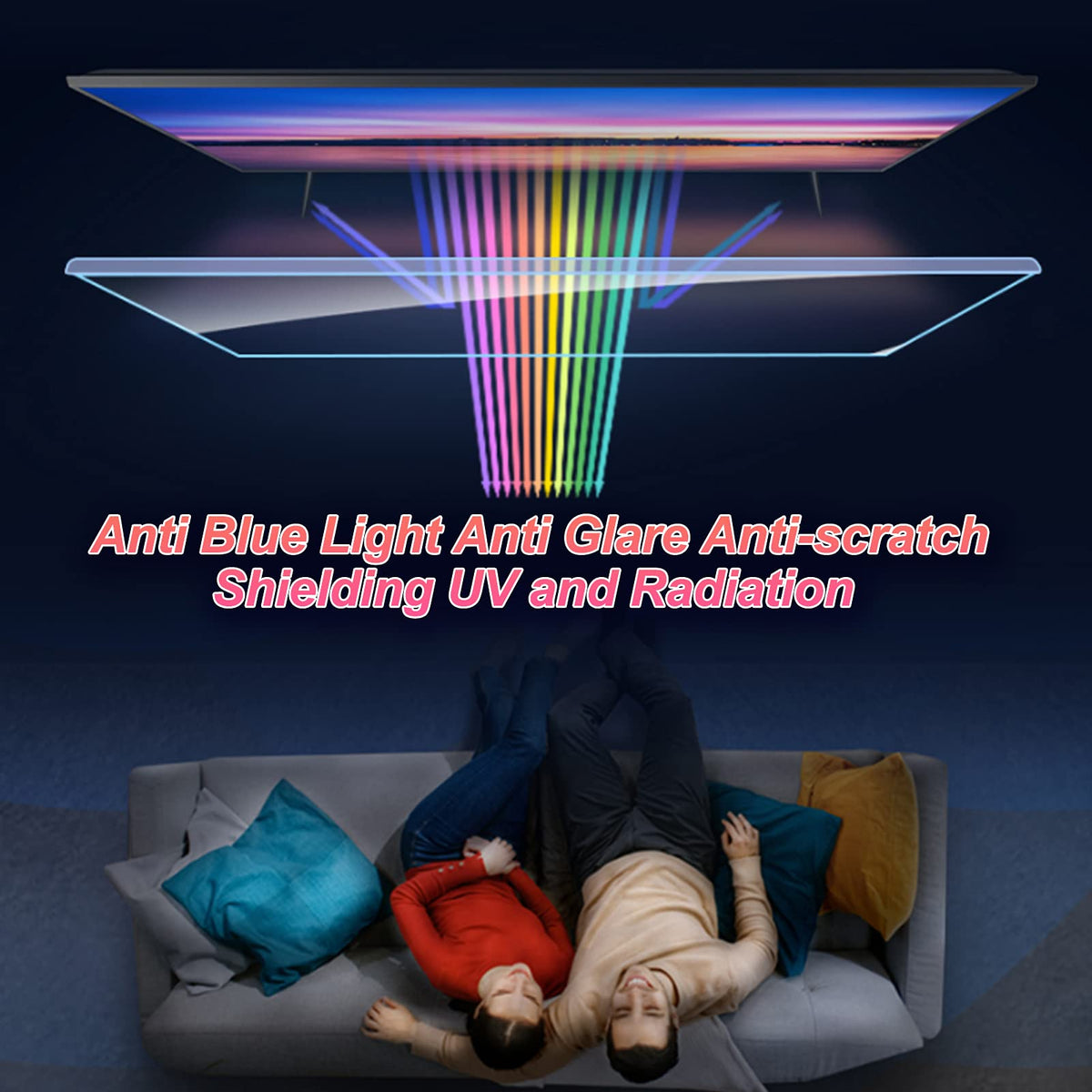 Anti-Glare Screen Protector for 32-75 Inch TV R7983