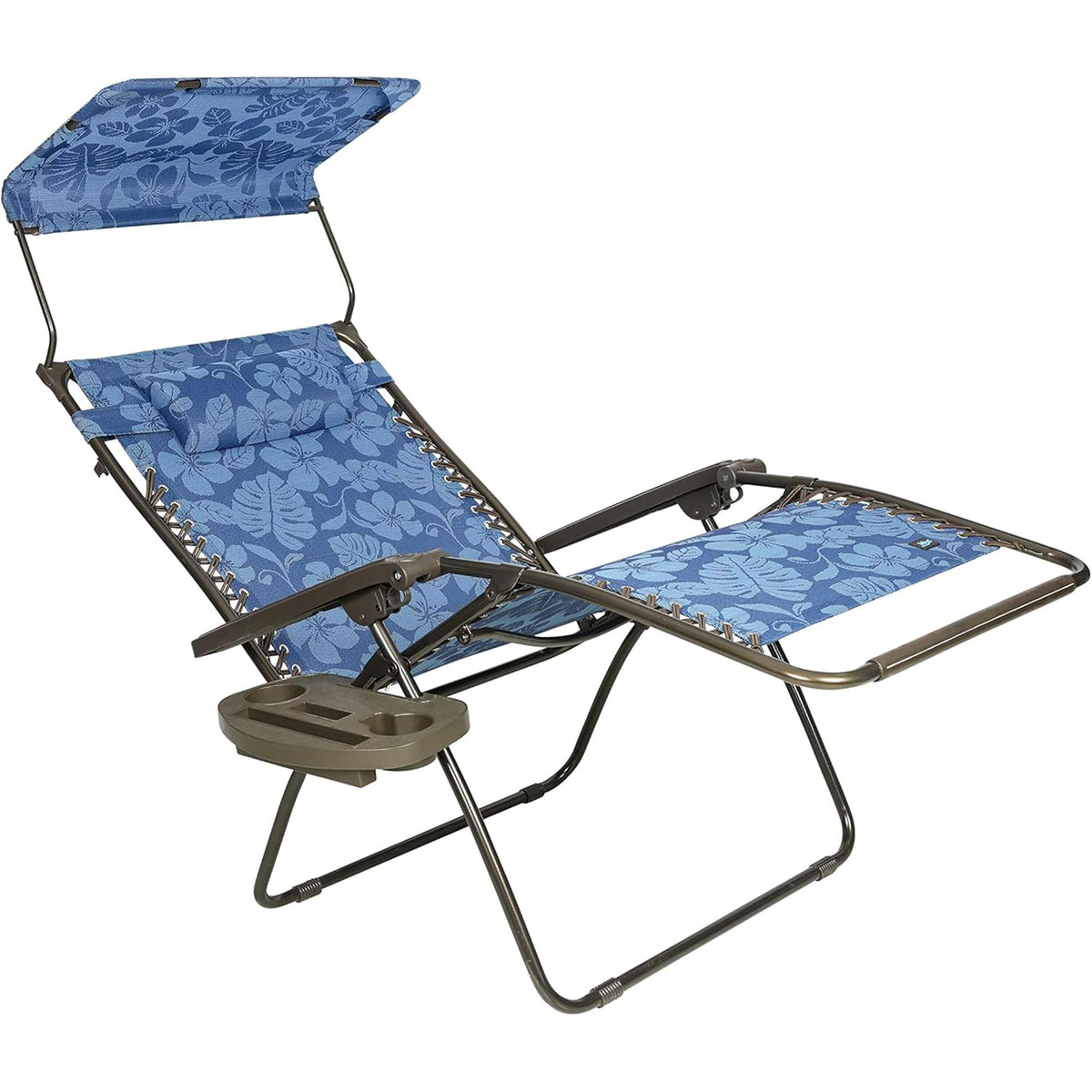 Blue Set of 2 Zero Gravity Outdoor Lounge Chair D429