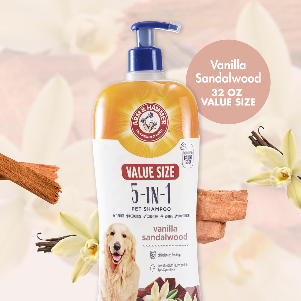 Vanilla Sandalwood Dog Shampoo 32 Fl Oz Y292