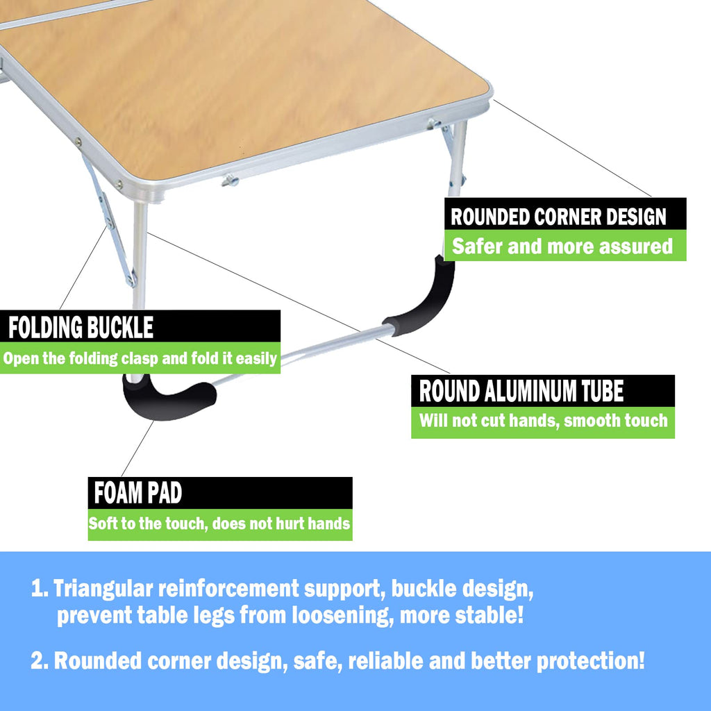 Portable Folding Table (Bamboo) S902