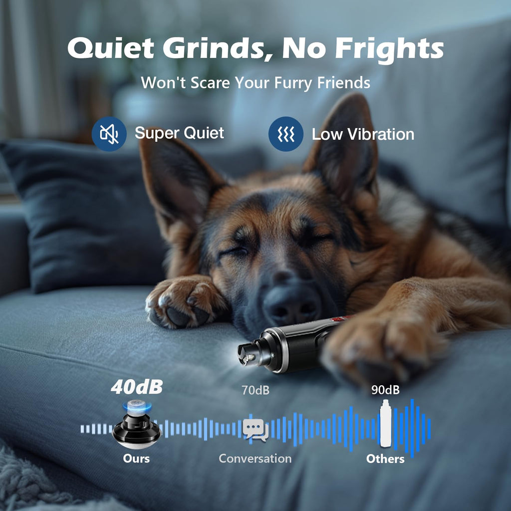 Electric Dog Nail Grinder with LED Light E112