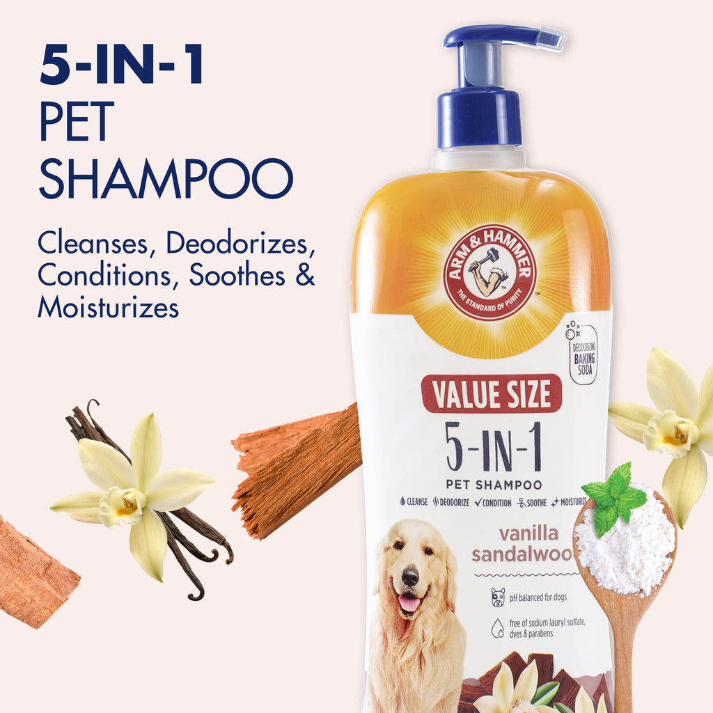 Vanilla Sandalwood Dog Shampoo 32 Fl Oz Y292