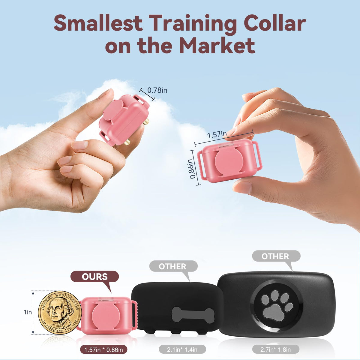 Pink Cat Shock Collar with Remote E8256