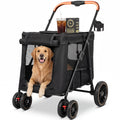 Foldable Pet Stroller up to 80 lbs with All-Terrain Wheels R69201