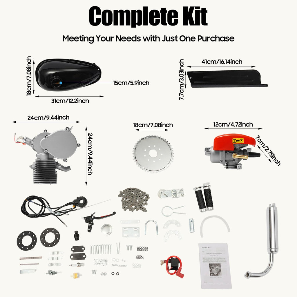 2 Stroke Bike Motor Kit with CDI Ignition F2369