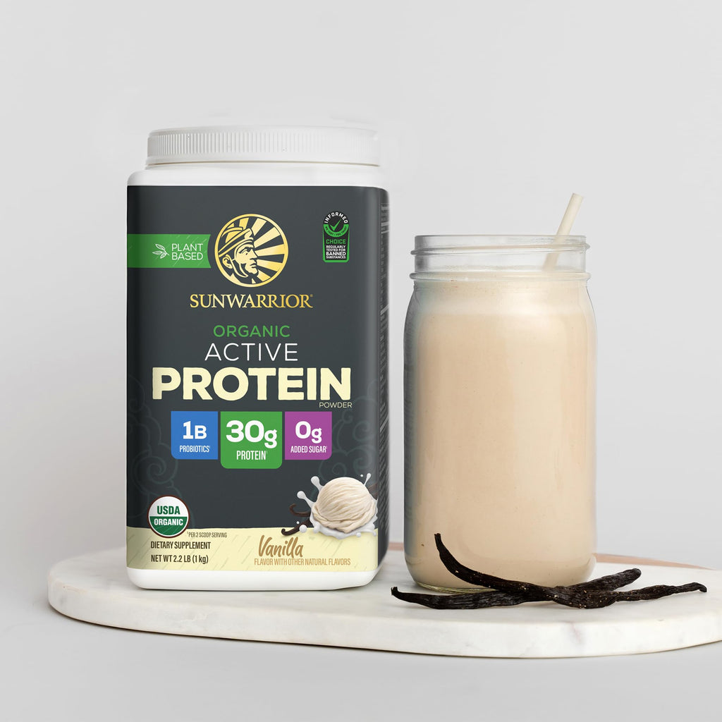 Organic Plant Based Protein Powder, Vegan, Vanilla, 20 Servings G22563