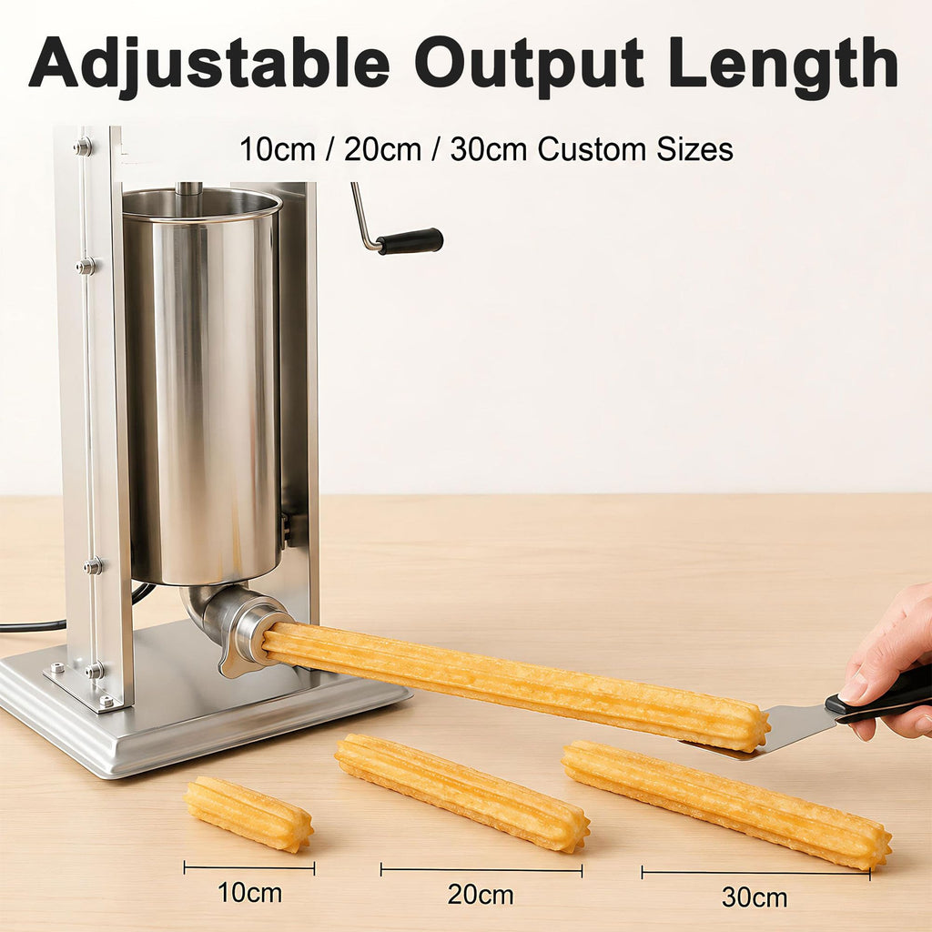 3L/5L/7L Sausage Stuffer & Churro Maker 304 Stainless Steel O880