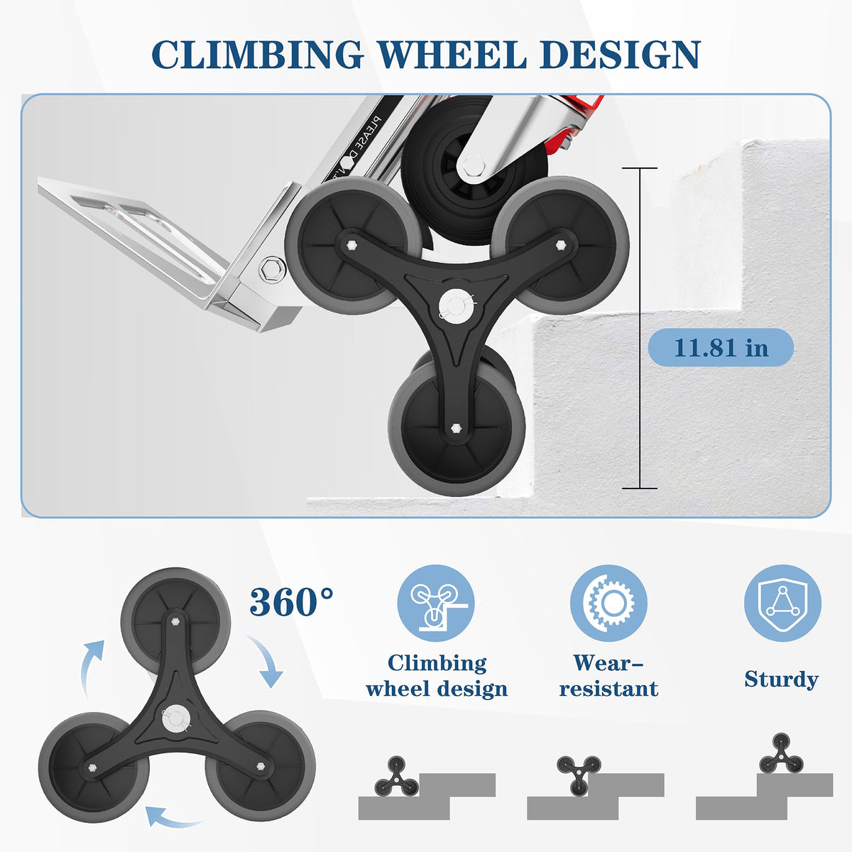 1000 lb Aluminum Steel Convertible Hand Truck G691