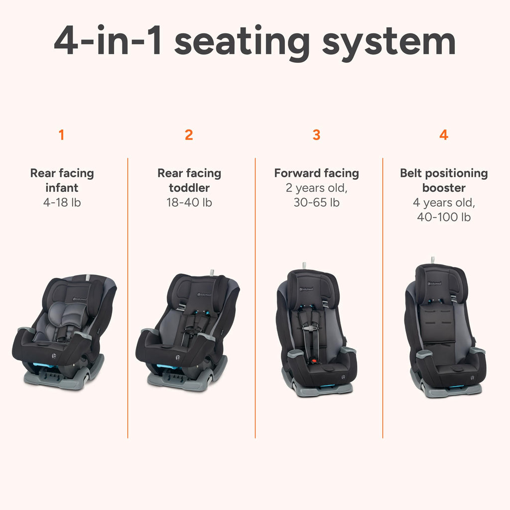 4-in-1 Convertible Car Seat U8458