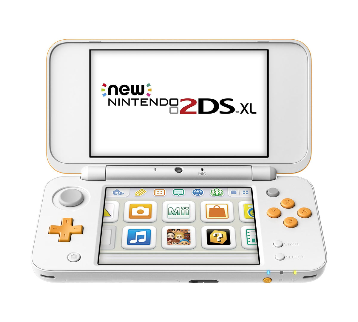White Orange 2DS XL Console I582479