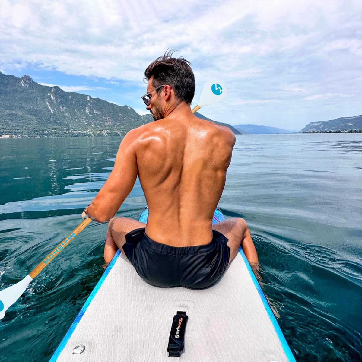 Adjustable 4-Piece Floating Aluminum SUP Paddle T116