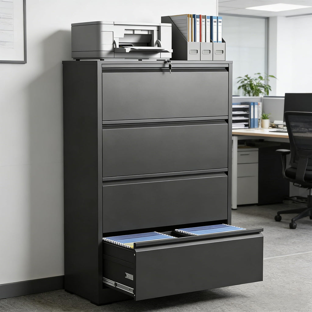 4 Drawer Steel File Cabinet with Lock B2872