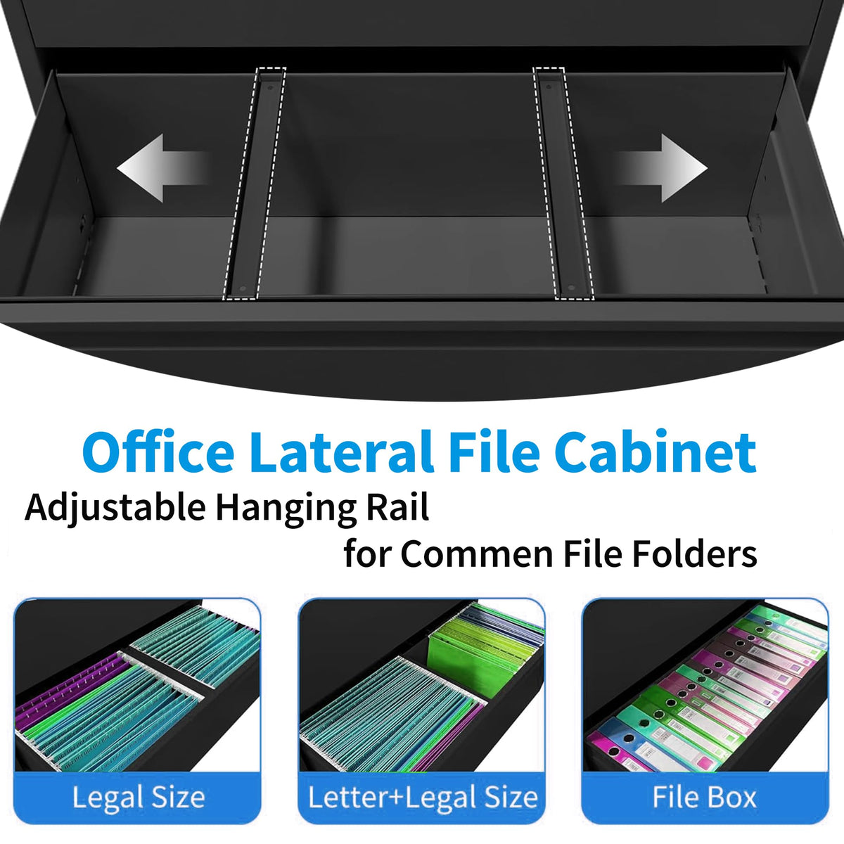 4 Drawer Steel File Cabinet with Lock B2872
