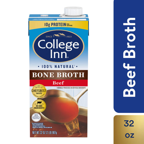 100% Natural Beef Bone Broth 32 fl Ounce Pack of 12 Y1304