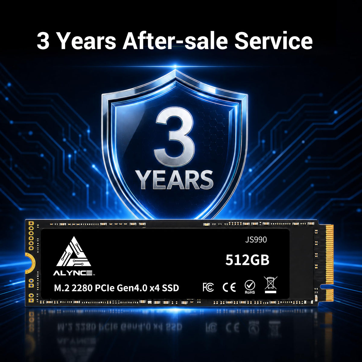 512GB PCIe Gen4 x4 NVMe M.2 2280 SSD E76649