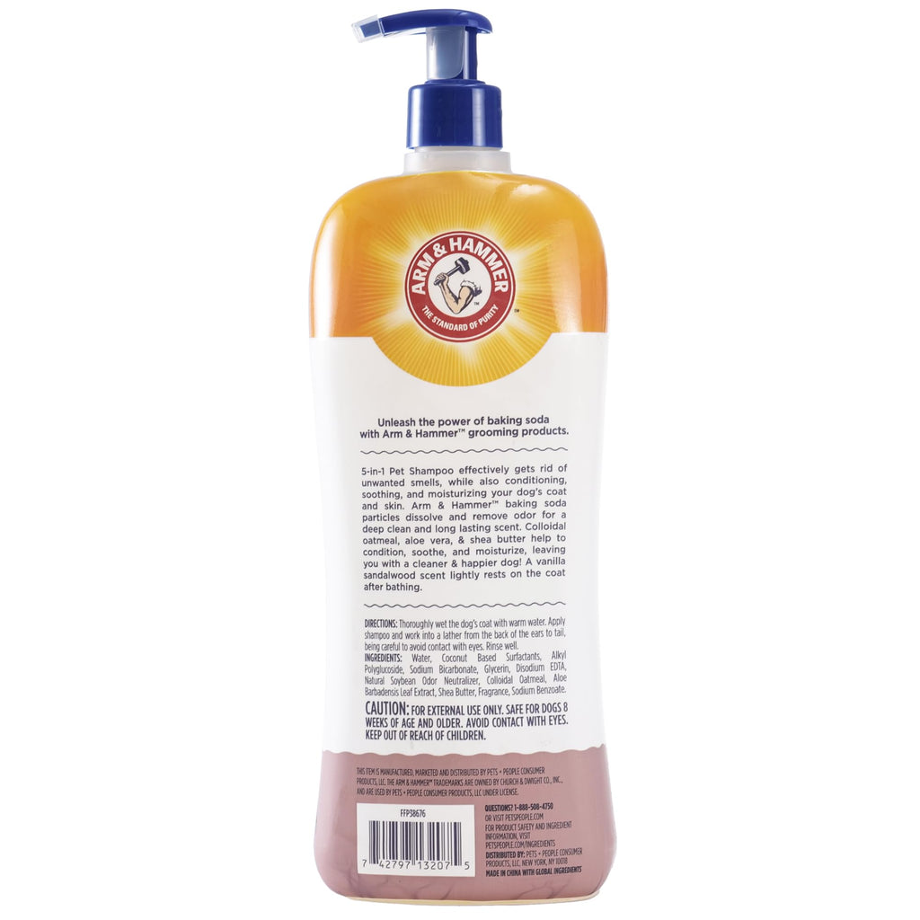 Vanilla Sandalwood Dog Shampoo 32 Fl Oz Y292