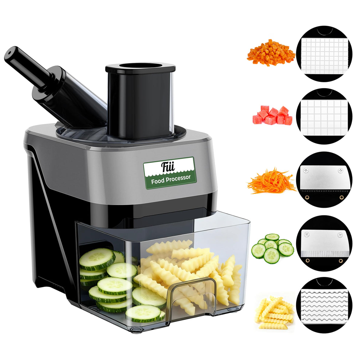 5-in-1 Electric Vegetable Chopper J2030