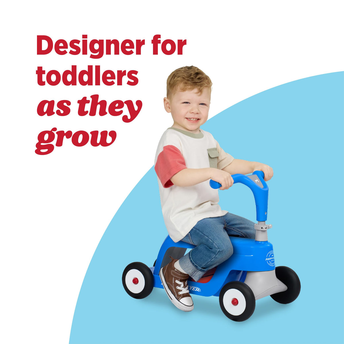 Blue/Red/Pink 4-Wheel Kids Scooter V280265