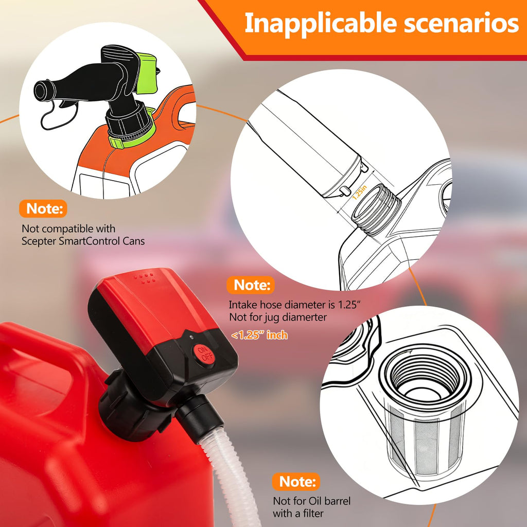 Portable Fuel Transfer Pump M7661