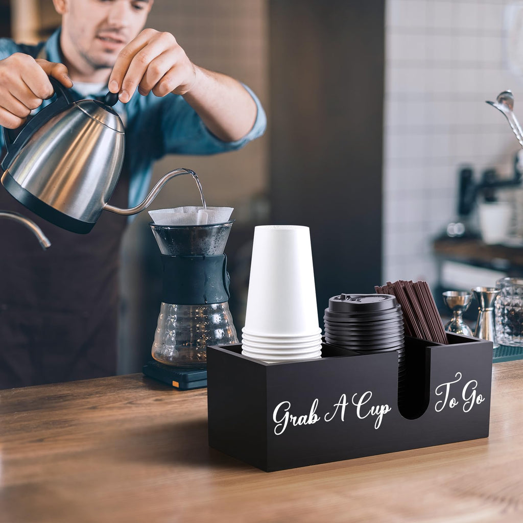 Wood Coffee Cup Holder for Countertop N390642